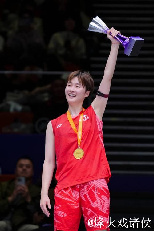 击败对手 中国澳门羽毛球公开赛陈雨菲女单夺冠